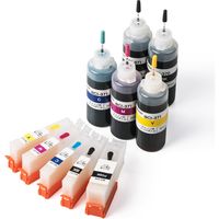 キヤノン（Canon）用 詰め替えインク 300-C370S5C 3～6回分 （BCI-371+370/5MP用） 1パック（5色入）（直送品）