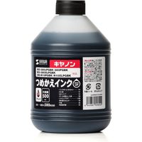 キヤノン（Canon）用 詰め替えインク 300-C380B500 ブラック （BCI-380PGBK/XKI-N10PGBK用） 1個（直送品）