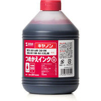 サンワダイレクト 詰め替えインク（キャノン・BCI-381M/XKI-N11M用・マゼンタ・500ml） 300-C381M500 1個（直送品）