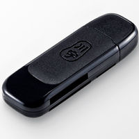 サンワダイレクト カードリーダー（microSD＆SDHC＆SDXC＆メモリースティックPRO&PS3対応・ブラック） 400-ADR105 1個（直送品）