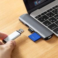 サンワダイレクト MacBook用カードリーダー 400-ADR319GPD 1個（直送品）