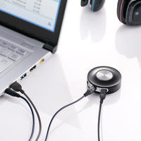 サンワダイレクト Bluetoothトランスミッター 400-BTAD004N 1個（直送品）