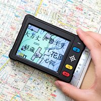 サンワダイレクト 電子ルーペ（電子拡大鏡・携帯型・LEDライト搭載・最大9倍拡大） 400-CAM047 1個（直送品）