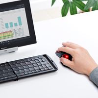 ワイヤレスマウス　無線　Bluetooth　5ボタン　大型サイズ　レーザー　400-MA099R　サンワサプライ　１個（直送品）