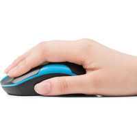 サンワダイレクト ワイヤレスマウス（ミドルサイズ・左右対称・3ボタン・IRセンサー・1000カウント・ブルー） 400-MA101BL 1個（直送品）