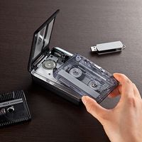 サンワダイレクト カセットテープ変換プレーヤー（録音・MP3変換・デジタル化・USB保存） 400-MEDI016 1個（直送品）