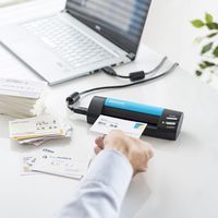 サンワダイレクト 名刺スキャナー（名刺をスキャンしてデータ化・管理ソフト付き・A6サイズまで対応・Windows対応） 400-SCN051 1個（直送品）