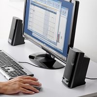 サンワダイレクト パソコン・テレビ対応!10W スピーカー 400-SP027 1個（直送品）