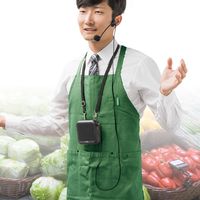 拡声器　メガホン　スピーカーマイク　ポータブル型　ハンズフリー　400-SP076　サンワサプライ　1個（直送品）