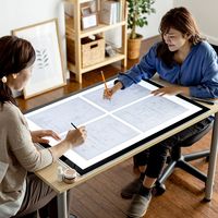 サンワダイレクト LEDトレース台（A1サイズ・薄型・無段階調光調整・照明・AC給電） 400-TBL007 1個（直送品）