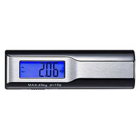 サンワダイレクト デジタル荷物はかり（デジタルバッグスケール・スーツケース計測・吊り下げ式・40kg対応） 400-TST005 1個（直送品）