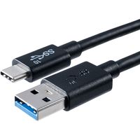 USB Type-Cケーブル　USB-A（オス）USB-C（オス）　1m　USB3.2（ Gen2）　500-USB053-1　サンワサプライ　1本（直送品）