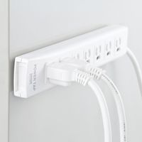 延長コード 電源タップ 3m 3P（ピン） 7個口 マグネット ホワイト 700-TAP039 サンワサプライ 1個（直送品）