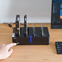 サンワダイレクト HDDスタンド（HDD・SSD・2.5インチ・3.5インチ・USB3.0・eSATA） 800-TK032 1個（直送品）