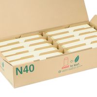 ムトウユニパック 長40 NTクリーム 80 サイド 11101601 1箱(1000枚入)