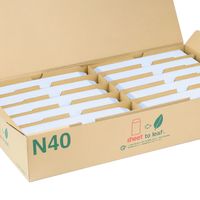 ムトウユニパック 長40 NTアクア 80 サイド 11101617 1箱(1000枚)