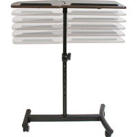 宮武製作所 サイドテーブル 幅725×奥行400×高さ710mm ブラウン LT-720 1台（直送品）