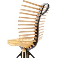 ベルシホーム スケルトンチェア（SkeletON chair） バーチ 55038 1脚（直送品）