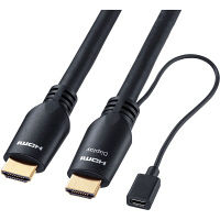 サンワサプライ HDMIアクティブケーブル（4K/60Hz対応） 25m KM-HD20-APR250L 1本（直送品）