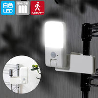 朝日電器 LEDセンサー付ライト クリップ式 PM-LCP01 1個