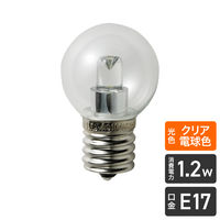 朝日電器 LED電球G30形E17 LDG1CL-G-E17-G246 1個