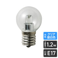 朝日電器 LED電球G30形E17 LDG1CN-G-E17-G245 1個