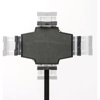 サンワサプライ 鍵付きタブレットスタンド 幅314×奥行314×高さ1120mm ブラック MR-TABST17 1個（直送品）