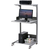 サンワサプライ スマートラック 幅750×奥行700×高さ1540mm グレー RAC-272 1台（直送品）