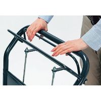 エヌケーキャリーキャスター 観音扉型金網台車 150kg NK107K-HB 1台 1-6290-03（直送品）