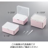 アズワン ビオラモサクラチップ(フィルター付) 200μL V-200FH 1ケース(960本) 3-6625-12
