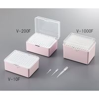 アズワン ビオラモサクラチップ(フィルター付) 1000μL 1ケース(96本×10ラック入) V-1000FH 1ケース(960本)（直送品）