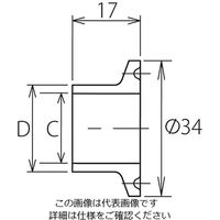 コンサス ミニヘルール継手 ミニヘルール 10A FS-S3-10A 1個 3-8308-02（直送品）