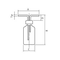 フロンケミカル PFAトラップ瓶 100mL NR1420-001 1個 3-8789-01（直送品）