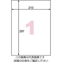 ヒサゴ きれいにはがせるエコノミーラベル(再剥離タイプ) 210×297mm 1面 ELH001 1冊(100シート) 3-8972-01（直送品）