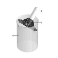 アズワン ロングハンドルサンプラー Telescoop PPスイングビーカー 2000mL 5354-5200 1個 3-9798-16（直送品）