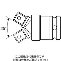 エスコ 3/4”DRx 93mm インパクトユニバーサルジョイント EA164NF-2 1個（直送品）