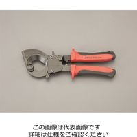エスコ φ52mm/280mm 絶縁ケーブルカッター(ラチェット式) EA585AE-62 1個（直送品）