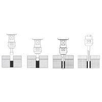 エスコ M6ーM14/5本組 超硬ボルトリムーバー(150 ゚) EA584CB 1セット（直送品）