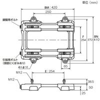 エスコ [160L] モーターベース EA968AE-5 1個（直送品）