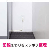 スリーエム ジャパン 3M コマンドTM フック コード用 クリア Mサイズ(フック2個・タブM3枚入) CMG-M-CL 1パック 125-8403