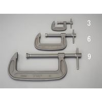 エスコ 0ー 40mm/ 32mm シャコ万力 EA526SJ-2 1セット(3丁)（直送品）