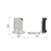 エスコ 67x 95x 80mm 着脱式ツールホルダー EA925TC-16 1セット(3個)（直送品）