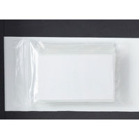 トラスコ中山 TRUSCO 粘着式 簡易見出しケース 55×91MM(名刺サイズ TPP55X91 1袋(10枚) 114-3884