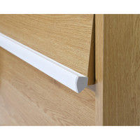 イヌイ 棚柱付きパネル収納ディスプレイ ナチュラル 600×350×1500mm PAS-003T 1台（直送品）