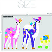 東京ステッカー ウォールステッカー ホラグチカヨ「ディパーチャーデイズAー2」SS TSー0054ーASSー2 （直送品）