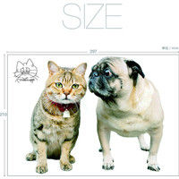 東京ステッカー かわいい 猫 写真 岩合光昭「ねこウォールステッカー09」SS TSー0089ーASS （直送品）