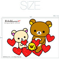 東京ステッカー ウォールステッカー リラックマ「ハートがいっぱい_045」SS TSー0098ーASS （直送品）