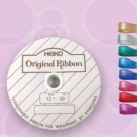 シモジマ ソフトメタルリボン 12×20 ミズ 001402215 1セット（10巻）（直送品）
