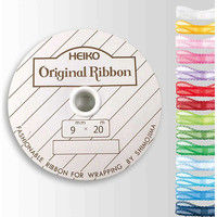 シモジマ ピコットリボン 9×20 アクア 001411211 1セット(5巻)（直送品）