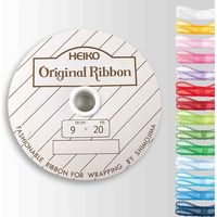 シモジマ ピコットリボン 9×20 ヤナギ 001411215 1セット(5巻)（直送品）